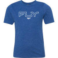 YOUTH FLY EDGE TEE ROYAL BLUE YL