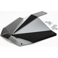 SKID PLATE BLACK FOR GEN4 FRONT BUMPER S/M