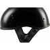 .357 SOLID HALF HELMET GLOSS BLACK LG