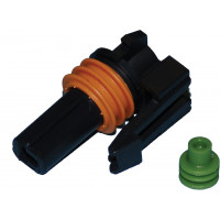 DELPHI-PACKARD WEATHERPACK 1-WIRE FEMALE CONNECTOR
