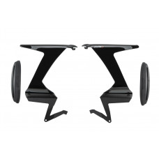 RACE SIDE SPOILERS BLACK KAW