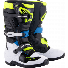 TECH 7S BOOTS BLK/ENAMEL BLU/FLUO YEL SZ 2