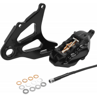 4 PIST REAR CALIPER KIT BLACK ST 18-UP