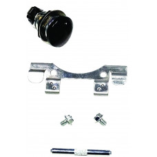 PUSH BUTTON FUEL DOOR BLACK