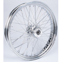 FR 60-SPK DD CHROME 23X3.5 FLT-HUB 1