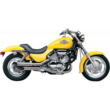 BLVD SLASHCUT SLIP ON CHROME HON VT750 MAGNA 94-03