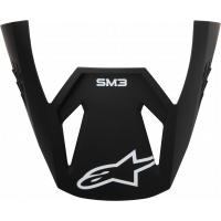 SM3 SOLID VISOR BLACK MATT