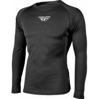 HEAVYWEIGHT BASELAYER TOP BLACK LG