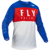 F-16 JERSEY RED/WHITE/BLUE LG