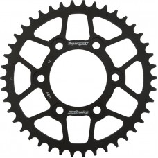 REAR SPROCKET STEEL 42T-525 BLK KAW
