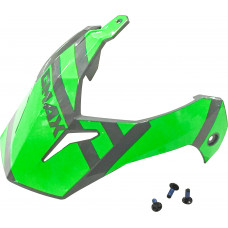 VISOR W/SCREWS TRAPPER GREY/NEON GREEN GM-11S