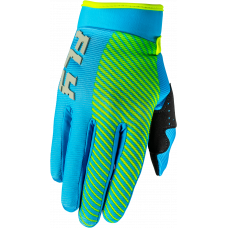 YOUTH F-16 GLOVES BLUE/HI-VIS Y2XS