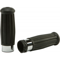 GRIPS VINTAGE CHROME RING 73-95 CABLE THROTTLE