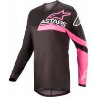 STELLA FLUID CHASER JERSEY BLACK/PINK FLUO XS