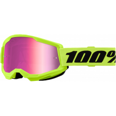 STRATA 2 GOGGLE NEON YELLOW MIRROR PINK LENS