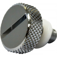 QUARTER TURN THUMB SCREW 1/4-28 CHROME