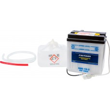 BATTERY W/ACID 6N6-1D-2 6V
