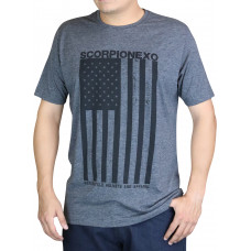 AMERICANA SHIRT BLACK/CHARCOAL LG