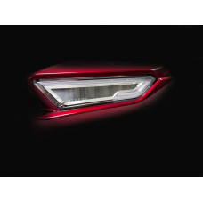 LED MIRROR SEQ TS W/DRL CLEAR HON GL