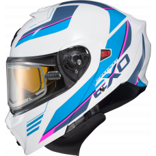EXO-GT930 COLD WEATHER HELMET MODULUS WHT/BLU 2X (ELECTRIC)