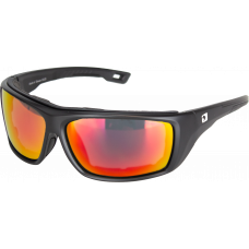 DEADWOOD SUNGLESSES M BLK GRAY RED REVO LENS