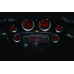 DIGITAL GAUGE CLUSTER SILVER BEZEL 04-13 FLHT AND FLTR