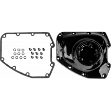 TC CAM COVER BLACK W/ GSKT HRDWR 02-17