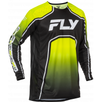 YOUTH RAYCE BICYCLE JERSEY LIME/BLACK/WHITE YL
