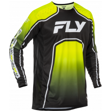 YOUTH RAYCE BICYCLE JERSEY LIME/BLACK/WHITE YL