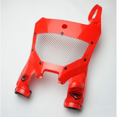 VENTED STADIUM NUMBER PLATE RED