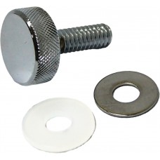 KNURLED SEAT KNOB 1/4-20 CHROME