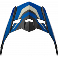 MX-46 CYCLUS VISOR BLACK/BLUE SM