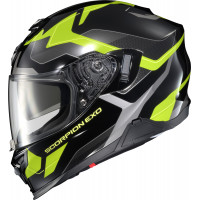 EXO-T520 FULL FACE HELMET ZUSE BLACK/HI-VIZ 2X