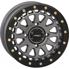 SB6 BL WHEEL 15X7 4+3 (+10MM) 4/137 GUN METAL GREY