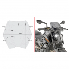 WINDSHIELD SPECIFIC LOW SMOKE KTM