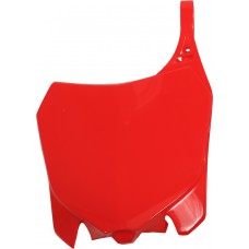 FRONT NUMBER PLATE RED