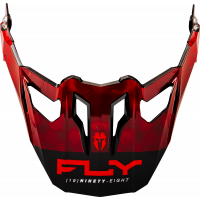 TREKKER KRYPTEK CONCEAL VISOR RED/BLACK