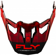 TREKKER KRYPTEK CONCEAL VISOR RED/BLACK