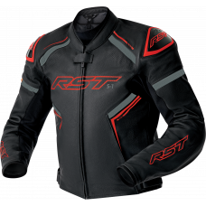 S1 D3O LEATHER JACKET BLK/GRY/RED 3X S1 D3O LEATHER JACKET BLK/GRY/RED 3X