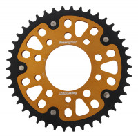 REAR STEALTH SPROCKET ALU/STL 42T-525 GLD HON/TRI