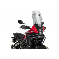 MULTI-ADJUSTABLE VISOR 2.0 CLIP-ON SMOKE 300X130MM