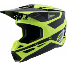 SM3 HEAT HELMET YELLOW FLUO/BLACK GLOSSY 2X