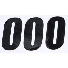 NUMBER 0 BLACK 6