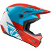 KINETIC STRAIGHT EDGE HELMET RED/WHITE/BLUE LG KINETIC STRAIGHT EDGE HELMET RED/WHITE/BLUE LG