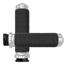 CABLE THROTTLE MEMORY FOAM GRIP CHROME CABLE THROTTLE MEMORY FOAM GRIP CHROME