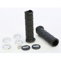 ATV X-TREME LOCKON GRIP BLACK/SILVER