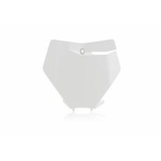 FRONT NUMBER PLATE WHITE