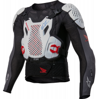 HONDA BIONIC + V2 PROTECTION JACKET BLK/WHT/BLU/BR RED 2X