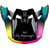 FORMULA S CARBON LEGACY VISOR BLACK/ELEC BLUE/FUSCHIA XL/2X