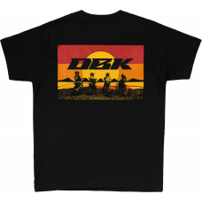 SUNDAY STRIPE YOUTH TEE BLACK YL
